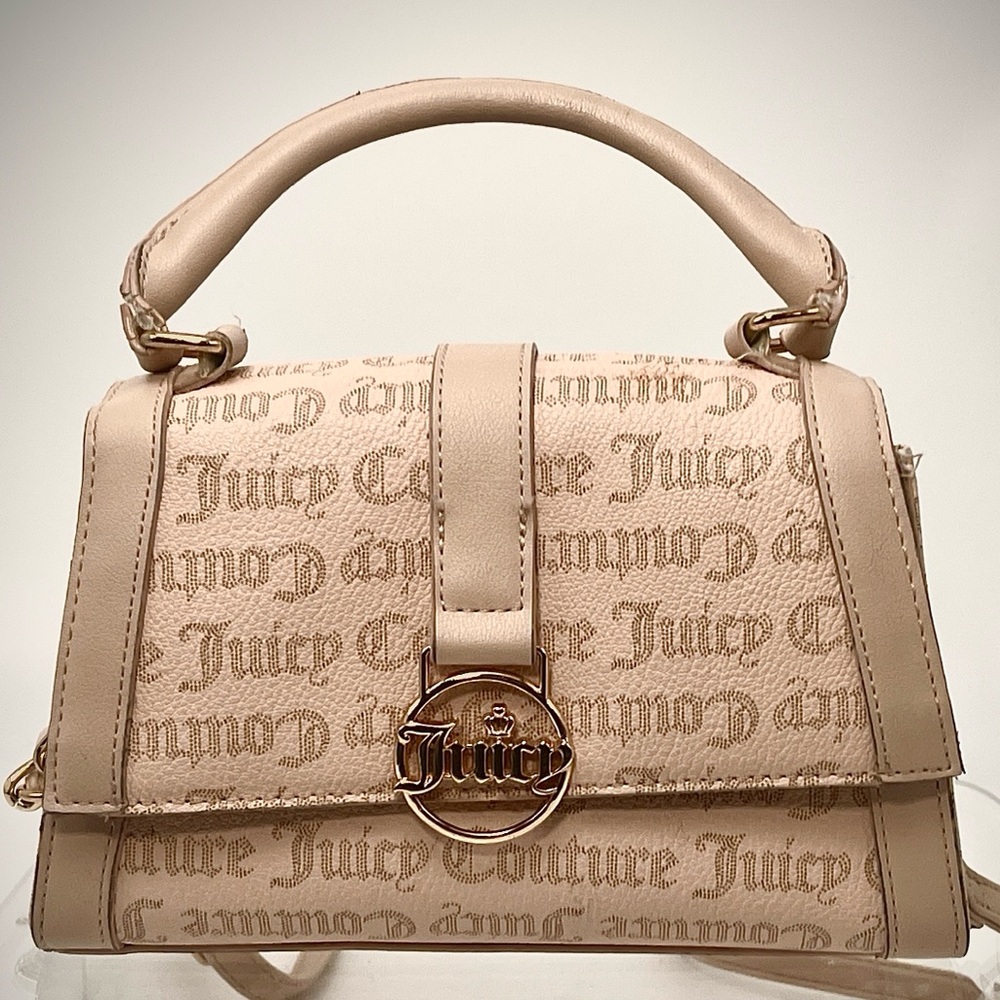 Juicy Couture™ Fancy-Flap Xbody in French Latte gently used / like new condition